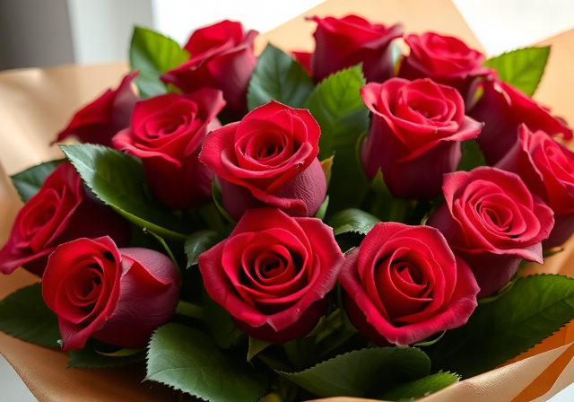 Aşkın rengi kırmızı güller - sevgiliye çiçek